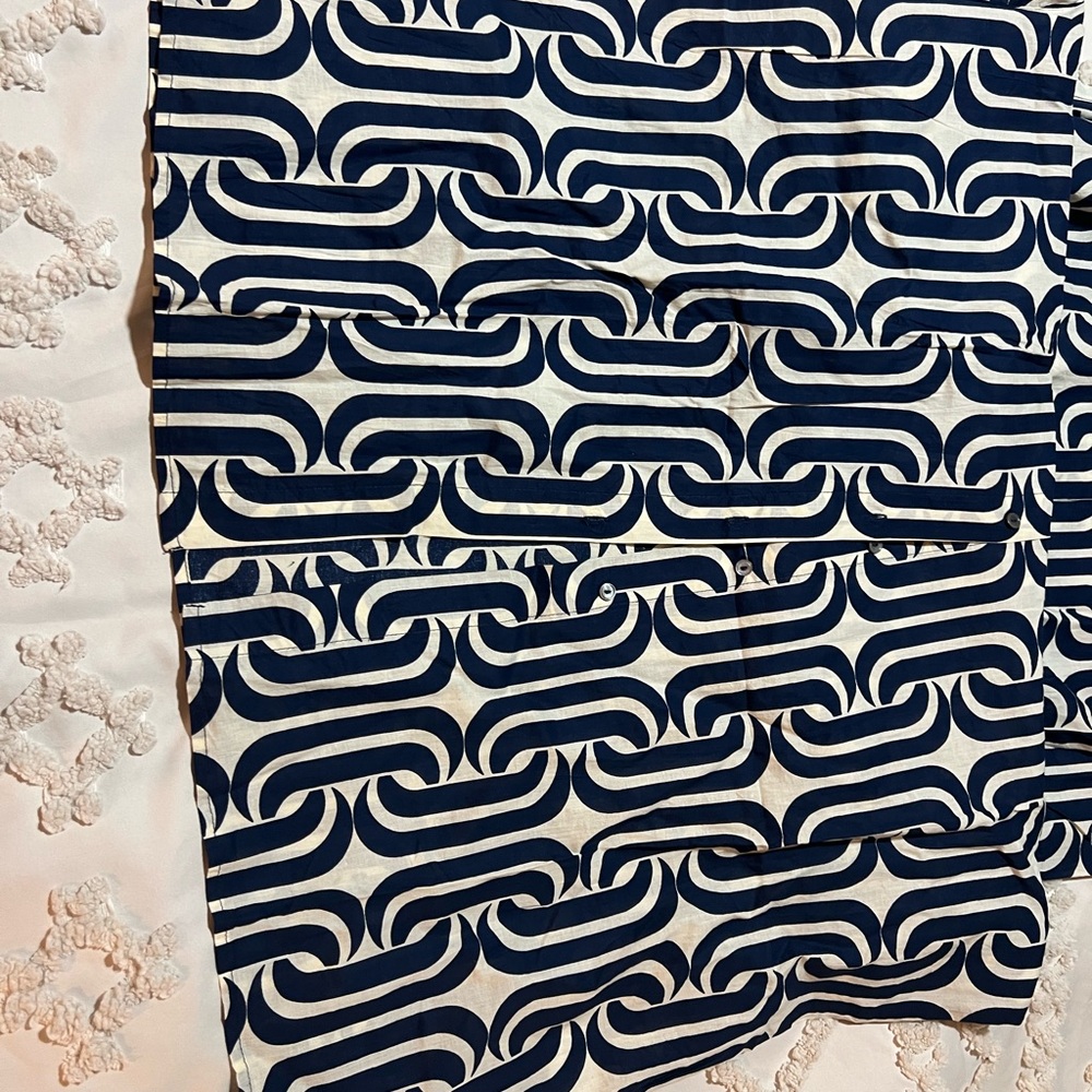 Velvet by Graham & Spencer Navy and White Maxi Dress - Picture 13 of 16